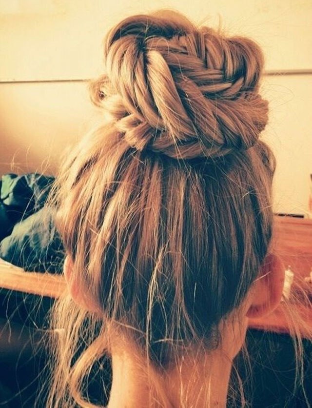 plait bun